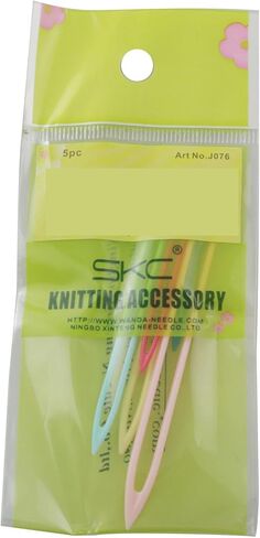 XGNG 3 Packs 15 PCS Plastic Fish Shaped Thick Yarn Needles Large Eye Finishing Yarn Needles Knitting and Crocheting Tools for Making Sweaters Doll Clothes in Kuwait