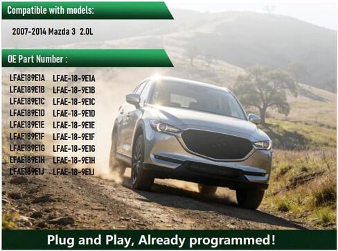 LFAE189E1F قم بتثبيت وحدة التحكم في ناقل الحركة المبرمجة بالفعل TCM المتوافقة مع 2007-2011 Mazda 3 LFAE-18-9E1F in Kuwait