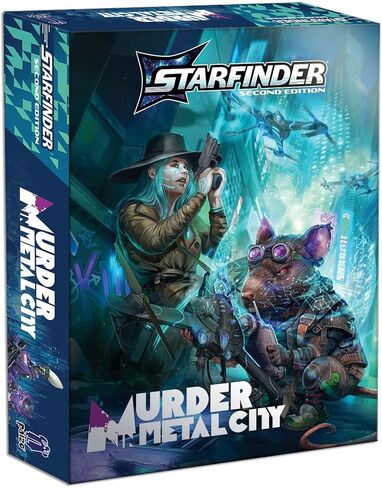 Murder in Metal City Deluxe Boxed Set - Starfinder Second Edition Introductory RPG Adventure with Battle Map in Kuwait