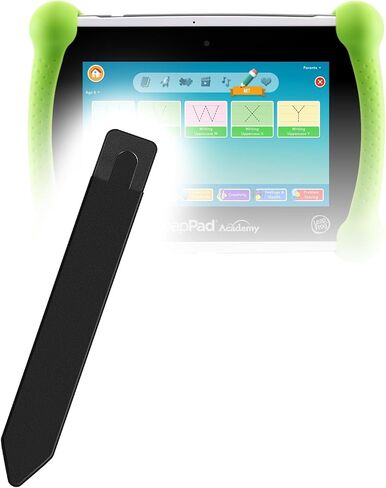 حقيبة BoxWave Stylus Pouch متوافقة مع Leapfrog LeapPad Academy - Stylus PortaPouch، حامل قلم Stylii محمول ذاتي اللصق - أسود داكن in Kuwait