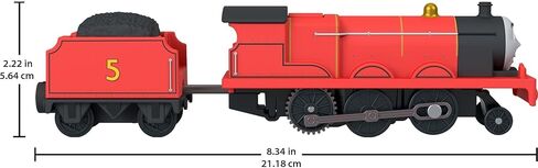 Thomas & Friends by Fisher-Price Motorized Toy Train, Battery-Powered Engine & Cargo Vehicle Featuring Classic Characters (Styles May Vary) in Kuwait