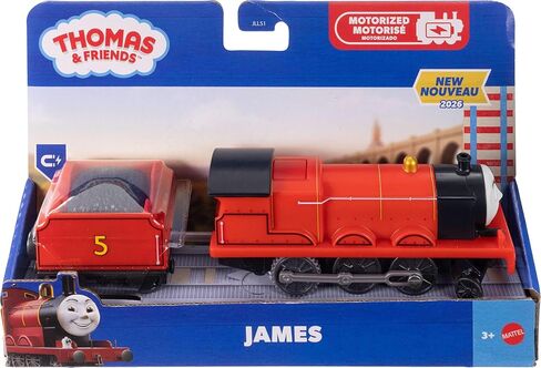 Thomas & Friends by Fisher-Price Motorized Toy Train, Battery-Powered Engine & Cargo Vehicle Featuring Classic Characters (Styles May Vary) in Kuwait