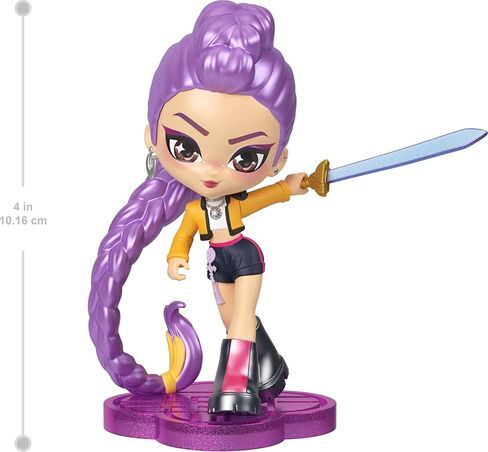 Mattel Kpop Demon Hunters Figure with Accessory & Card, 3.5-inch Toy Collectible of Fan-Favorite Character from the Movie (Styles May Vary) in Kuwait