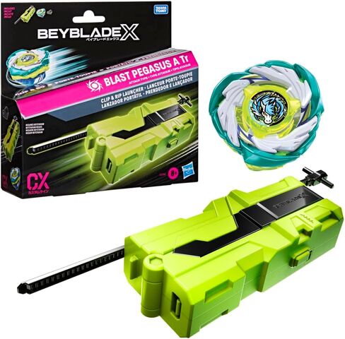 Beyblade X Blast Pegasus A Tr Clip & Rip Launcher with Takara Tomy Attack Type Top Right-Spinning Top, Battling Tops Game Toys, Ages 8+ in Kuwait
