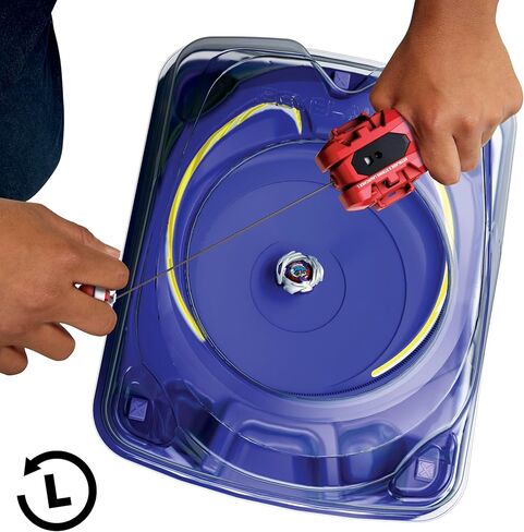 قاذفة Beyblade X Meteoroid Dragoon 3-70J Left Spin String مع جزء علوي من نوع الهجوم Takara Tomy، ألعاب ألعاب القتال، للأعمار من 8 سنوات فما فوق (حصريًا لأمازون) in Kuwait