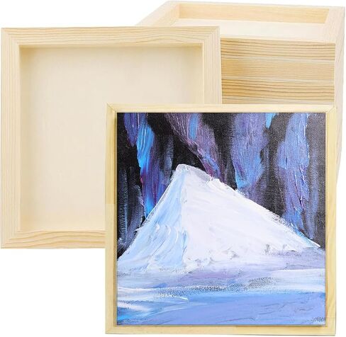 2 قطعة 12x12 بوصة لوح خشبي مربع لوح خشبي إطار الصورة الطين الإبداعية DIY بها بنفسك إطار الصورة الطين اليدوية المجلس in Kuwait