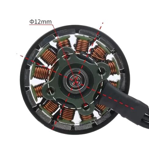 2004 2500KV Outrunner Brushless Motor *4PCS Compatible with Drones, RC Airplanes, and RC Boats, FPV in Kuwait