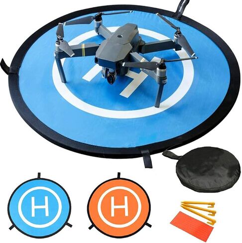 Drone Landing Pad, 30"/75cm Waterproof Portable Foldable Helipad Helicopter Landig Mat for DJI Mavic Pro Phantom 2/3/4/ Pro, RC Drones Helicopter, Mavic Pro, Karma drone, DJI Mavic Air, Inspire and Mo in Kuwait