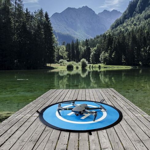 Drone Landing Pad, 30"/75cm Waterproof Portable Foldable Helipad Helicopter Landig Mat for DJI Mavic Pro Phantom 2/3/4/ Pro, RC Drones Helicopter, Mavic Pro, Karma drone, DJI Mavic Air, Inspire and Mo in Kuwait