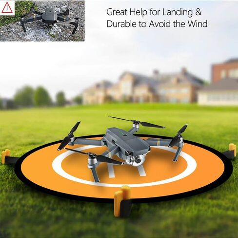 Drone Landing Pad, 30"/75cm Waterproof Portable Foldable Helipad Helicopter Landig Mat for DJI Mavic Pro Phantom 2/3/4/ Pro, RC Drones Helicopter, Mavic Pro, Karma drone, DJI Mavic Air, Inspire and Mo in Kuwait
