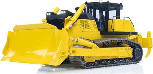 الولايات المتحدة في المخزون، بلدوزر هيدروليكي معدني 1/12 RC D155AX RTR نموذج بلدوزر ثقيل 7 صمام 1.0 لتر مضخة زيت 5 محاريث راديو ماستر TX15 بطارية راديو نموذج درجة هواية للبالغين in Kuwait
