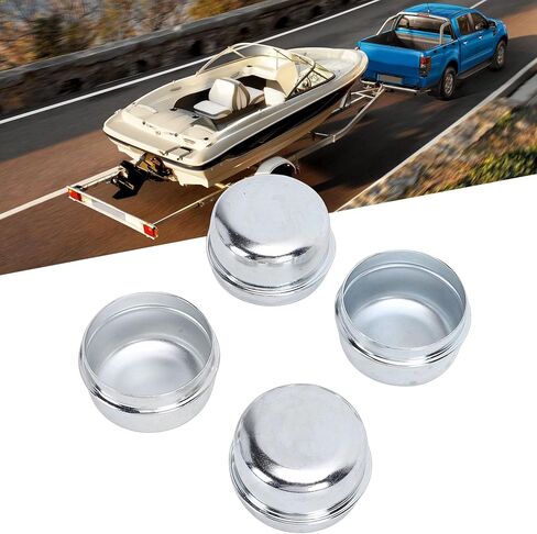 Set of 4 1.98 Inch Trailer Hub Lub Caps for EZ Lube Trailers Professional Maintenance in Kuwait