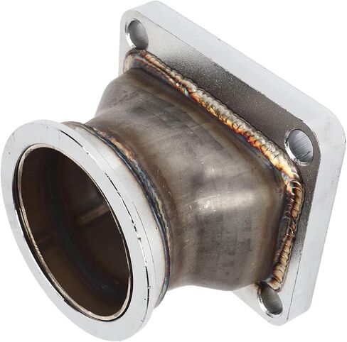 Generic 2.5" High Strength V Band Flange Adapter for T4 Turbo, Perfect Match, Direct Replacement, for All Cars and Trucks in Kuwait