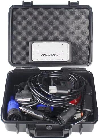 أداة تشخيص الشاحنات الثقيلة MSparts INLINE6 V8.7 V7.62 محول وصلة البيانات مناسب لـ Cummins Inline 6 أداة الماسح الضوئي الكاملة لتشخيص المركبات الثقيلة in Kuwait