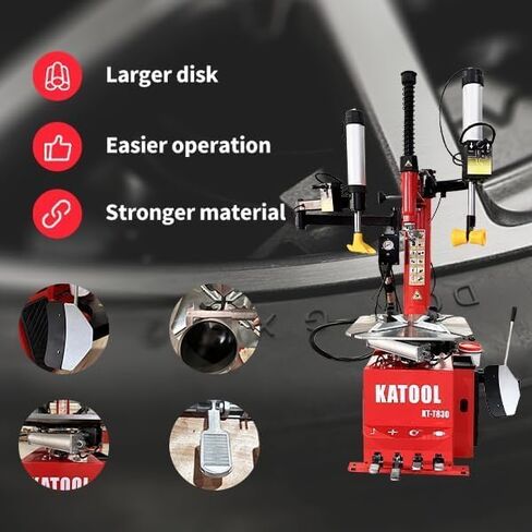 آلة تغيير الإطارات KATOOL 2.0HP مع مشبك حافة خرزية 14 بوصة - 24 بوصة φ8 بوصة KT-T830W آلة تغيير الإطارات (KT-T830W) in Kuwait