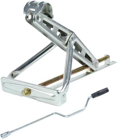 C Style Jack RV Trailer Stabilizing Stands with 1 Hand Handle Caravan Parking Legs Camping Stabilizer Accessory in Kuwait