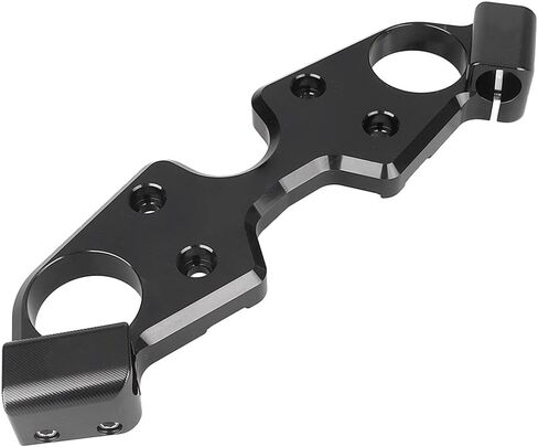 Lirun Motorcycle Lowering Triple Tree Front End Upper Top Clamp For Suzuki GSXR 1300 Hayabusa 2008-2020, Black in Kuwait