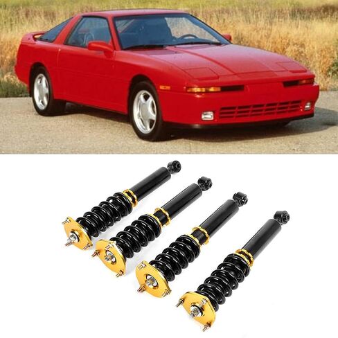 Adjustable Screw Set Suspension Set Springs with High Stiffness Supra Base Hatchback 2-Door 3.0L 86-92. in Kuwait