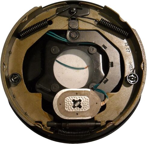 5x4.75" Brake Drum & 10" Electric Backing Plate – Right Side – For 3,500 lb Axle, #84 Spindle – Includes L68149/L44649 Bearings, 10-19 Seal, Dust Cap, Lug Nuts in Kuwait