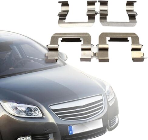 مشبك وسادة الفرامل الأمامية متوافق مع Insignia 2008-2015 BPF1776A طقم تركيب وسادة الفرامل المضادة للصدأ in Kuwait