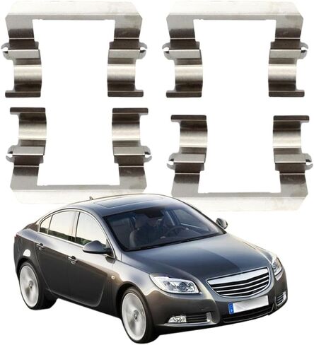 مشبك وسادة الفرامل الأمامية متوافق مع Insignia 2008-2015 BPF1776A طقم تركيب وسادة الفرامل المضادة للصدأ in Kuwait