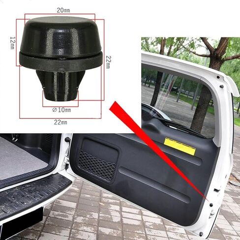 3 قطعة متوافقة مع تويوتا لـ RAV4 2009-2012 كتلة التخميد الخلفية الباب الخلفي عازلة مطاطية تحل محل 90541-09108,67282-0R020,67293-0R020 in Kuwait