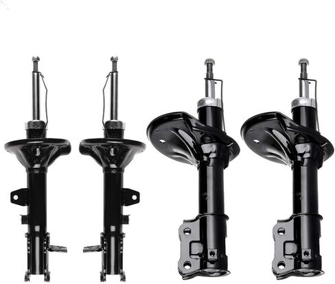 4Pcs Front + Rear Shocks Set for Elantra - Shock Absorber Kit for 1996 1997 1998 1999 2000 for Hyundai for Elantra,1997 1998 1999 2000 2001 for Hyundai for Tiburon Bare Struts Amortiguadores in Kuwait