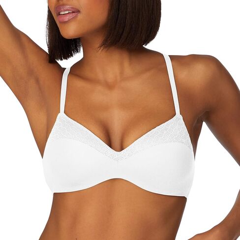 حمالة صدر Maidenform Pure Comfort اللاسلكية، حمالة صدر Demi مع ظهر Racerback ورفع خفيف، حمالة صدر خالية من الأسلاك لتوفير الراحة اليومية in Saudi Arabia