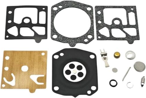 Carburetor Diaphragm Gasket Rebuild Repair Kit Compatible With 351 350 346 359 359 EPA 357 357XP CS5000 CS6700 K22-HDA in Kuwait