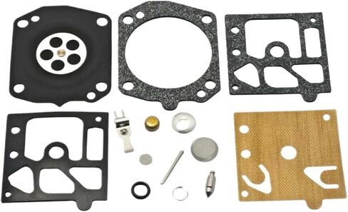 Carburetor Diaphragm Gasket Rebuild Repair Kit Compatible With 351 350 346 359 359 EPA 357 357XP CS5000 CS6700 K22-HDA in Kuwait