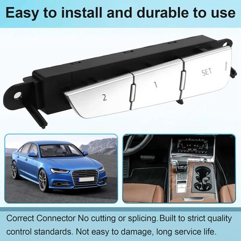 Power Seat Switch for Audi A6 C8 A7 2019-2024, Seat Memory Adjustment Button Switch 4K0959769A/4K0 959 769 A in Kuwait
