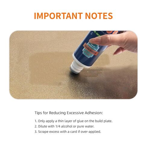 150ml 3D Printer Adhesive Glue, Perfect First Layer Adhesion, Prevents Warping on Heat Bed, Easy Release for PLA, PETG, ASA, TPU Filaments and Glass, PEI, Aluminum Various Build Plate, 5.07fl oz in Saudi Arabia