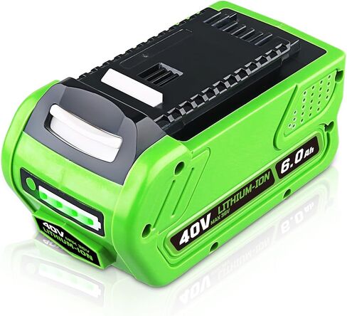 FERRYBOAT 6000mAh 40V Battery Replacement for GreenWorks 40V Battery 29462 Battery Compatible with Greenworks 29472 29462 G-MAX Power Tools 29252 20202 22262 25312 25322(1 Pack in Kuwait