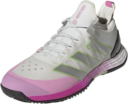 حذاء رياضي adidas Ubersonic 4، لون أزرق فاتح/أبيض/أرجواني، مقاس 5.5 US للأطفال الكبار in Saudi Arabia