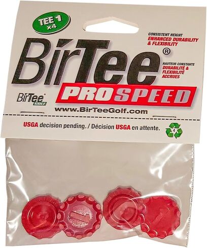 Pro Golf Tees - Size #1 (1/4") Individual Size Packs - 4 Tees Per Pack. Winter/Mat/Simulator Tees in Saudi Arabia
