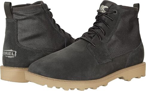 حذاء Sorel الرجالي Caribou Mod Chukka WP - حذاء مطر مقاوم للماء من الجلد السويدي والنايلون in Saudi Arabia
