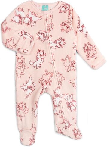Disney Minnie Mouse Baby Girls Fleece 2 Pack Woobie Coveralls Newborn to Infant Sizes (Newborn - 24 Months) in Saudi Arabia