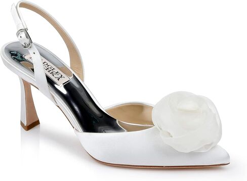 Badgley Mischka Women's CARLISE Pump, Soft White, 9.5 in Saudi Arabia