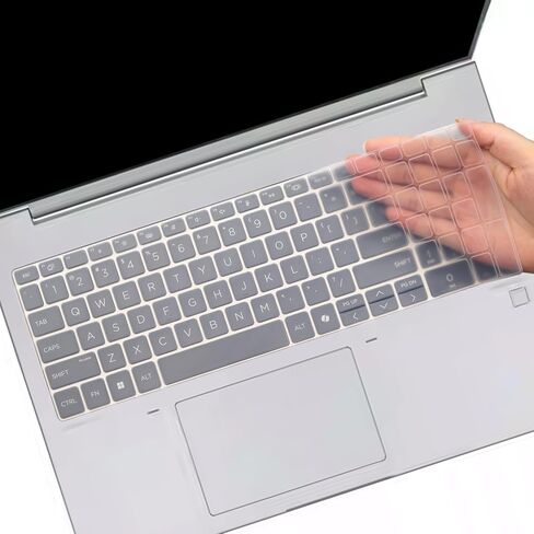غطاء لوحة المفاتيح لجهاز الكمبيوتر المحمول 2024 HP EliteBook 660 G11 مقاس 16 بوصة والكمبيوتر المحمول EliteBook 660 مقاس 16 بوصة ملحقات الكمبيوتر المحمول غطاء حماية للوحة المفاتيح بتصميم أمريكي - شفاف in Kuwait