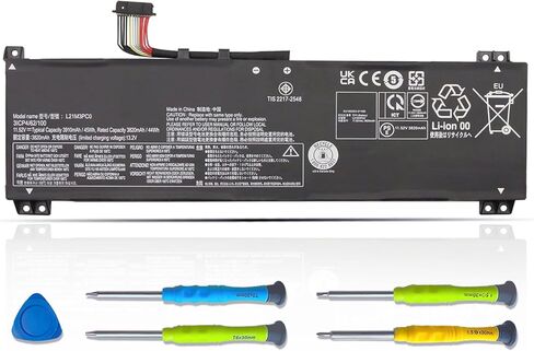 بطارية كمبيوتر محمول ASODI L19M3PF6 متوافقة مع Lenovo Ideapad 5-15IIL05 5-15ARE05 Series 5B10W86947 L19M4PF1 5B10W86940 L19L4PF1 L19D3PF3 L19C3PF4 L19C3PF5 L19C4PF1 L19L3PF2 11.52V 57Wh 4889 ماه in Saudi Arabia