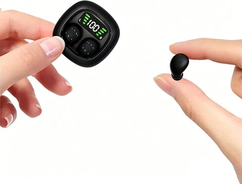 Small Invisible Earbuds Smallest Wireless Bluetooth Low Profile Micro Tiny Discreet Mini Earbuds for Small Ear Canals Invisible Ear Buds for Small Ears Mini Discreet Headphones Spy Earpiece in Saudi Arabia