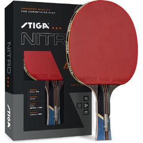 STIGA Talon Ping Pong Paddle - 6-Ply Ultra-Light Blade - 2mm Tournament-Approved Sponge - Flared Handle for Enhanced Control - Competitive Table Tennis Racket for Family Fun in Kuwait