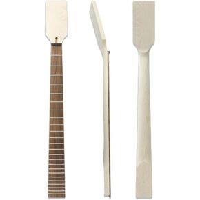رقبة جيتار Yinfente Bass 24fret 30 بوصة رقبة من خشب القيقب الكندي مع كتلة لوحة الفريتس من خشب الورد مرصعة برأس مجداف فارغة in Kuwait