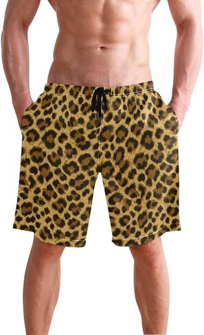 Men's Swim Trunks Board Shorts Mens Swim Trunk Quick Dry Swimwear Beach Pants with Mesh Lining in Saudi Arabia
