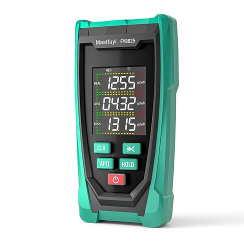 Geiger Counter Nuclear Radiation Dosimeter, Rechargeable Nuclear Radiation Detector, X-ray Gamma Beta Nuclear Radiation Monitor Meter, Large Color LCD Display, Real Time Alarms in Saudi Arabia