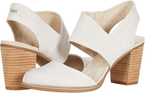 TOMS Womens Majorca Closed Toe Backstrap Athletic Sandals Casual Mid Heel 2-3" - Black in Saudi Arabia