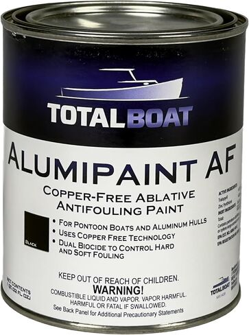 طلاء سفلي للقارب العائم والألومنيوم الخالي من النحاس من TotalBoat AlumiPaint AF (أزرق، كوارت) in Saudi Arabia