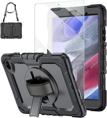 حافظة BLOSOMEET باللون الوردي لهاتف Samsung Galaxy Tab S9 11 بوصة 2023 (SM-X710/X716B/X718U) مع حزام كتف واقي للشاشة من الزجاج المقوى، حافظة تابلت للأطفال Galaxy S9 مع حامل فراشة وحامل أقلام in Saudi Arabia