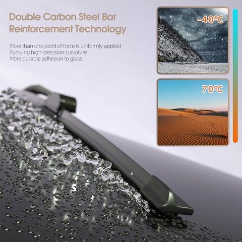 Compatible With Honda Accord 11 10 9 8 2008-2024 Front Windshield Wipers Water Repellent Available in All-Seasons OEM Quality Set of 2 (Driver & Passenger Side) 24"+17" in Saudi Arabia