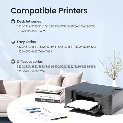 استبدال خراطيش الحبر المعاد تصنيعها من XJI لحبر HP 63 XL 63XL (أسود، عبوتان) in Saudi Arabia